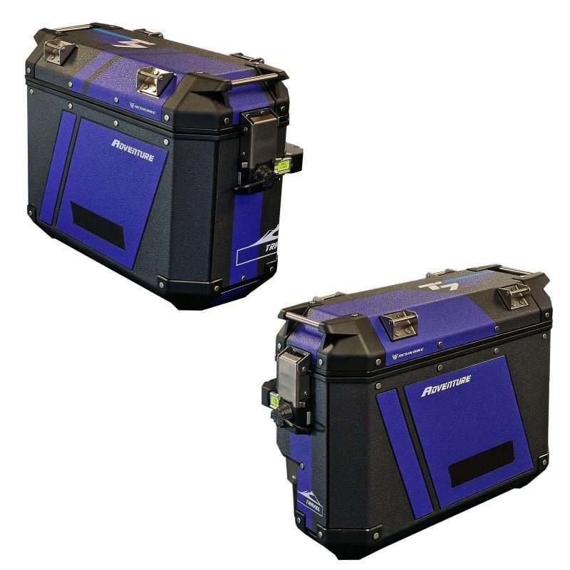 Adhesivos Crystal Rugoso compatibles con Yamaha Tenere 700 2020-2026 Blue Maletas
