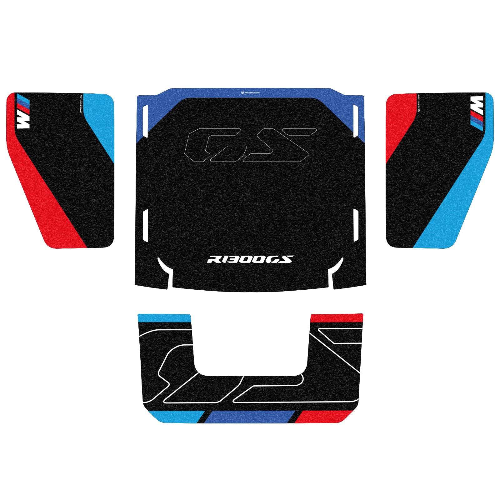 Rough Crystal Stickers compatible BMW GS 1300 2023-2027 M Sport Motorcycle Top Case Vario - Image 2