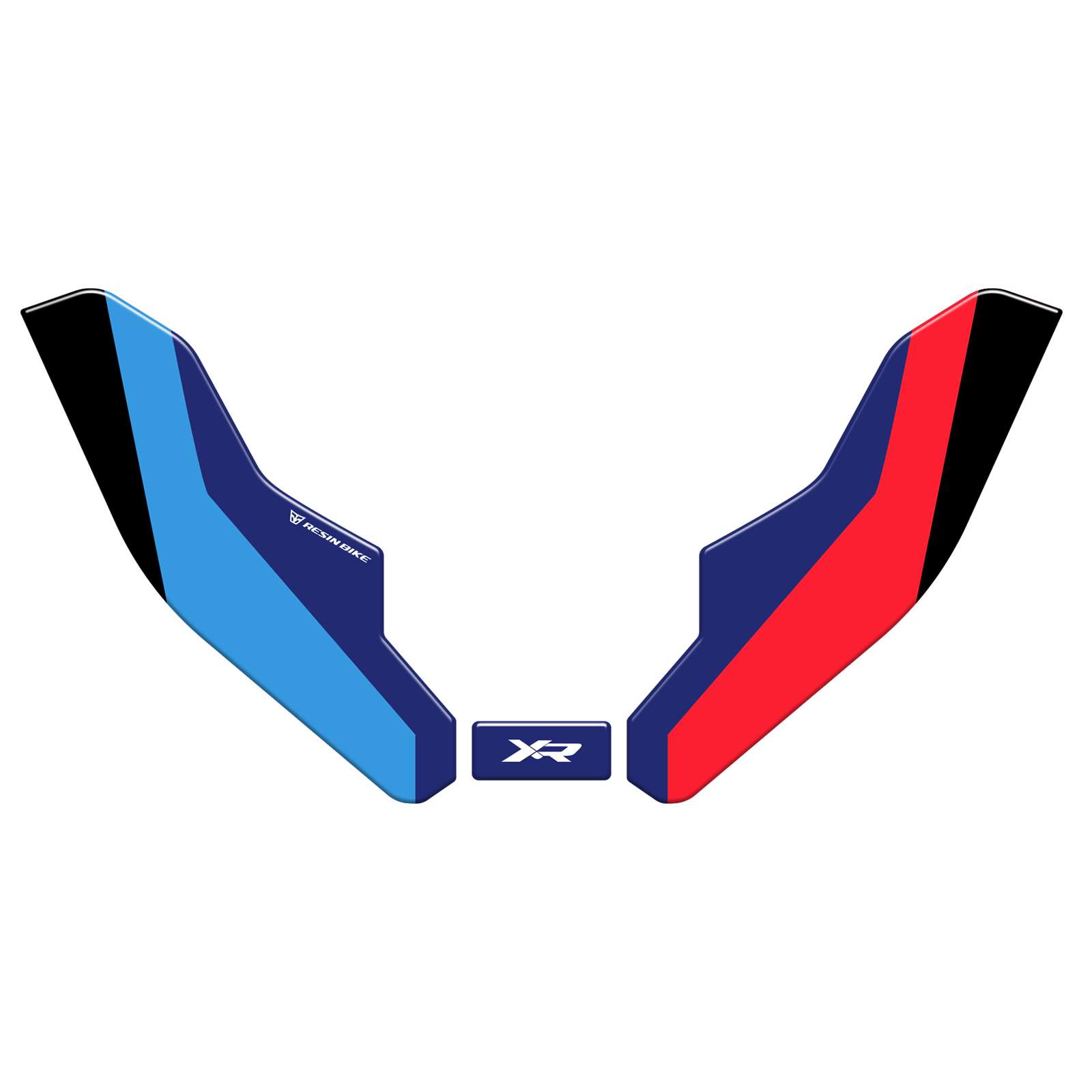 Motorcycle Stickers 3D compatible with BMW S 1000 XR 2024-2026 Front Tip Black - Image 2
