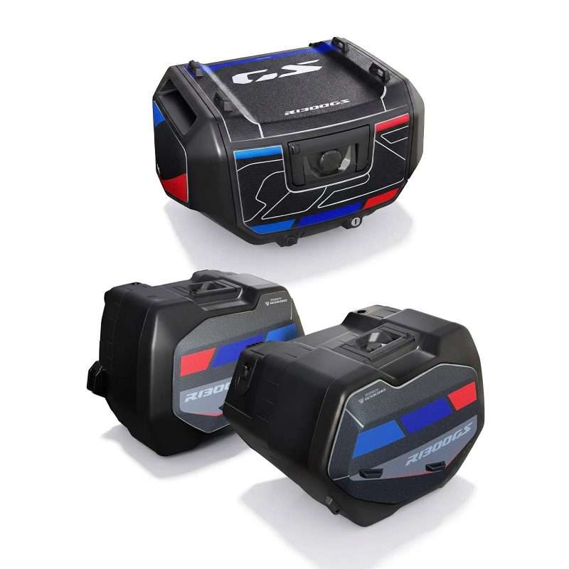 Adhesivos Crystal Rugoso compatibles con BMW GS 1300 2023-2027 M Sport Maletas y Top Case Vario