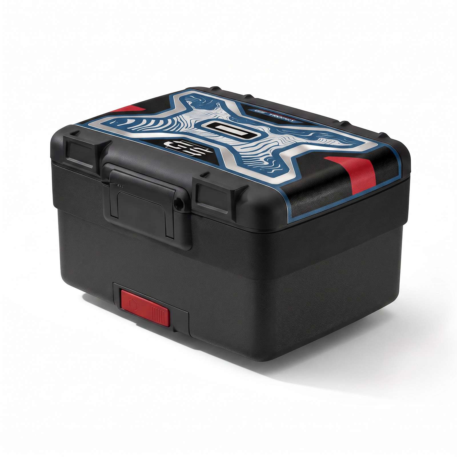 Adhesivos Crystal Rugoso compatibles con BMW GS 1250 Trophy Vario Top Case Moto