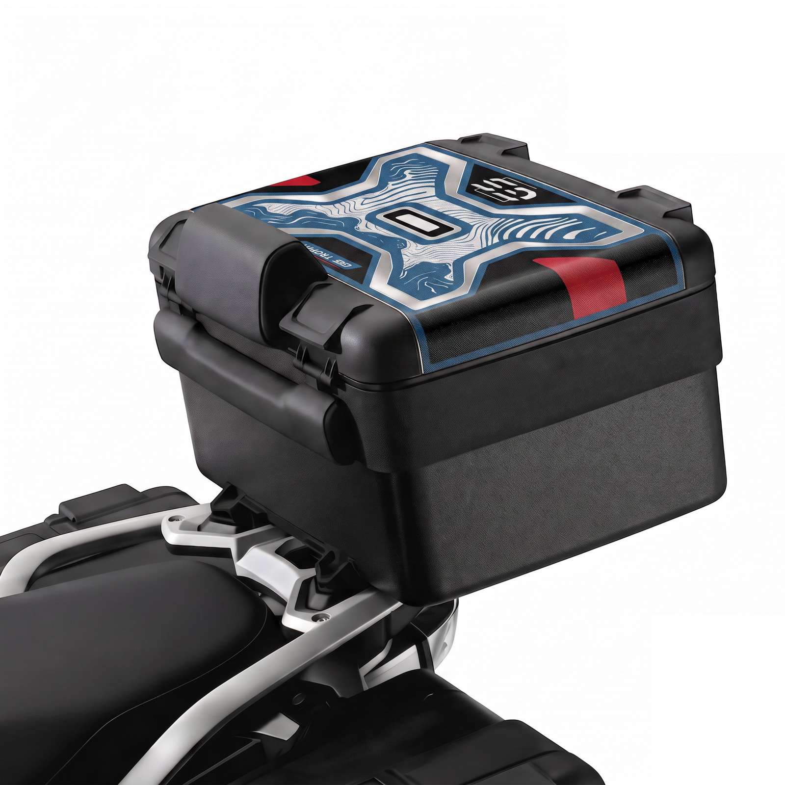 Adhesivos Crystal Rugoso compatibles con BMW GS 1250 Trophy Vario Top Case Moto - Imagen 3