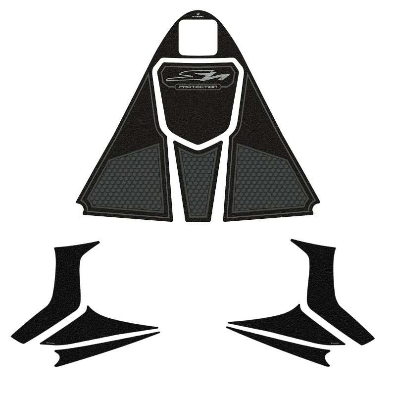 Adesivi Crystal Ruvido compatibili con Honda SH 125-150 2020-2026 Kit Tunnel Pedana